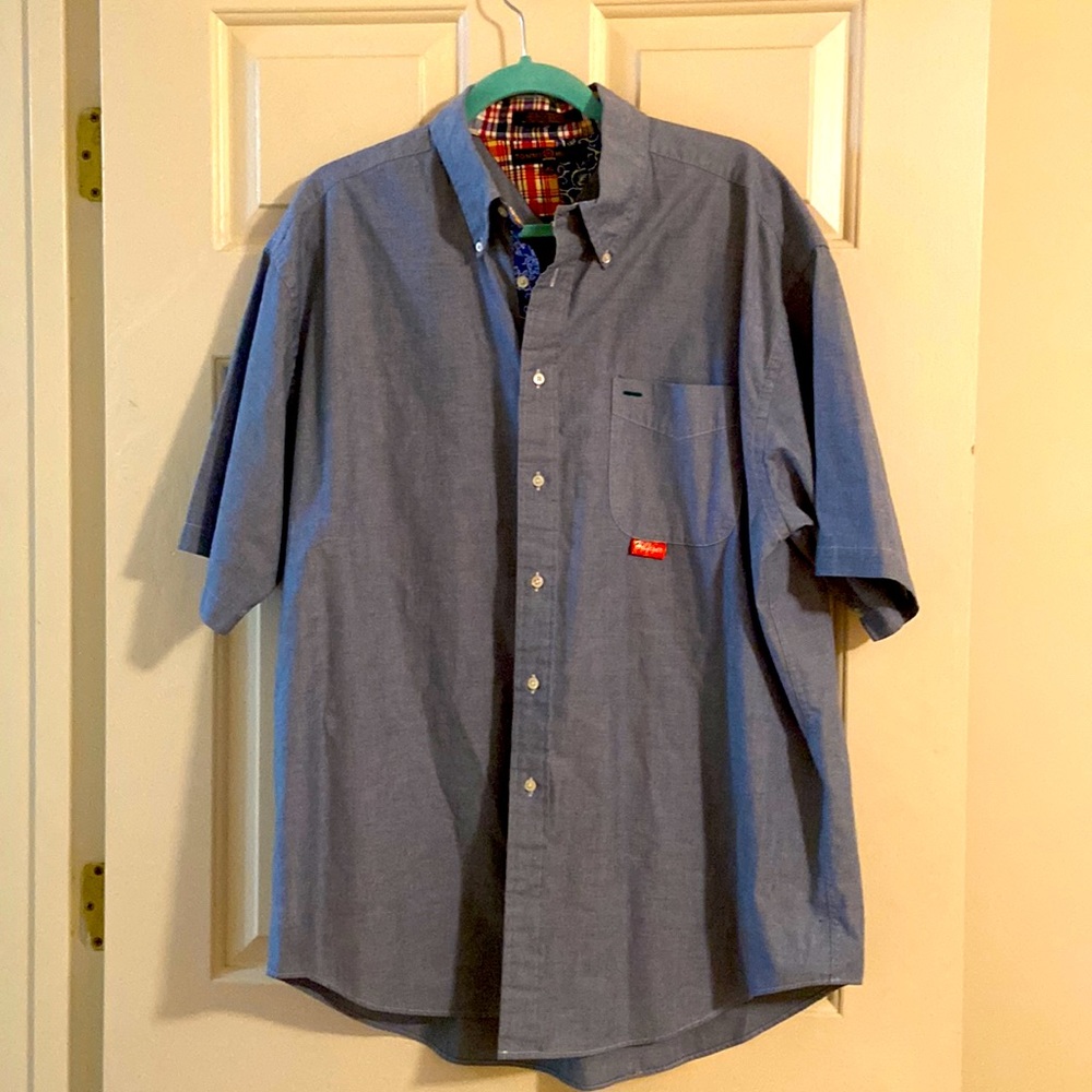 Vintage Tommy Hilfiger Shirt 100% Cotton Sz XL